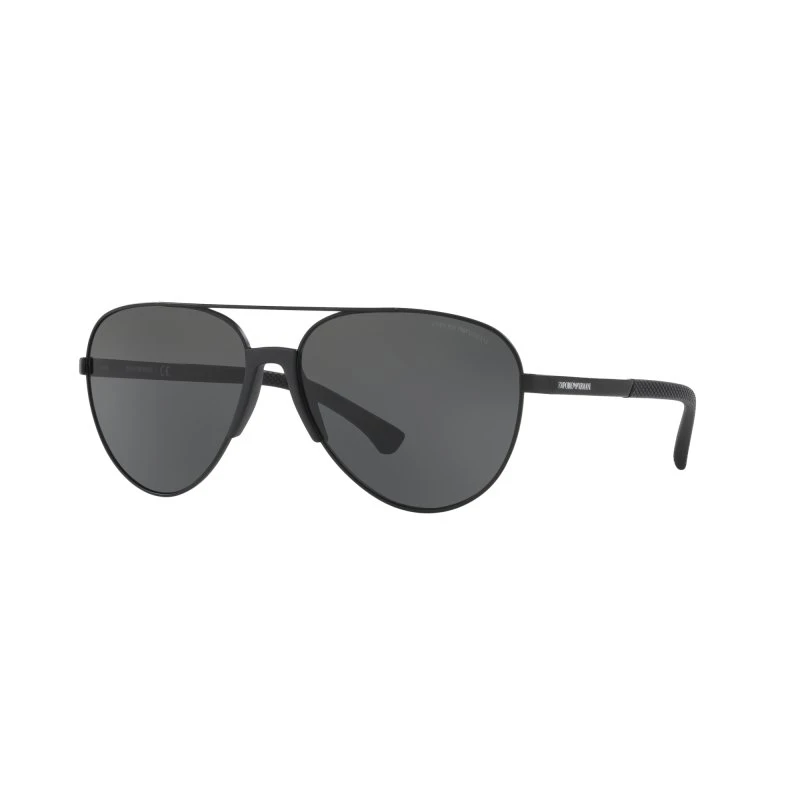 Emporio Armani Lunettes de Soleil Pilote EA2059 Noir Gris