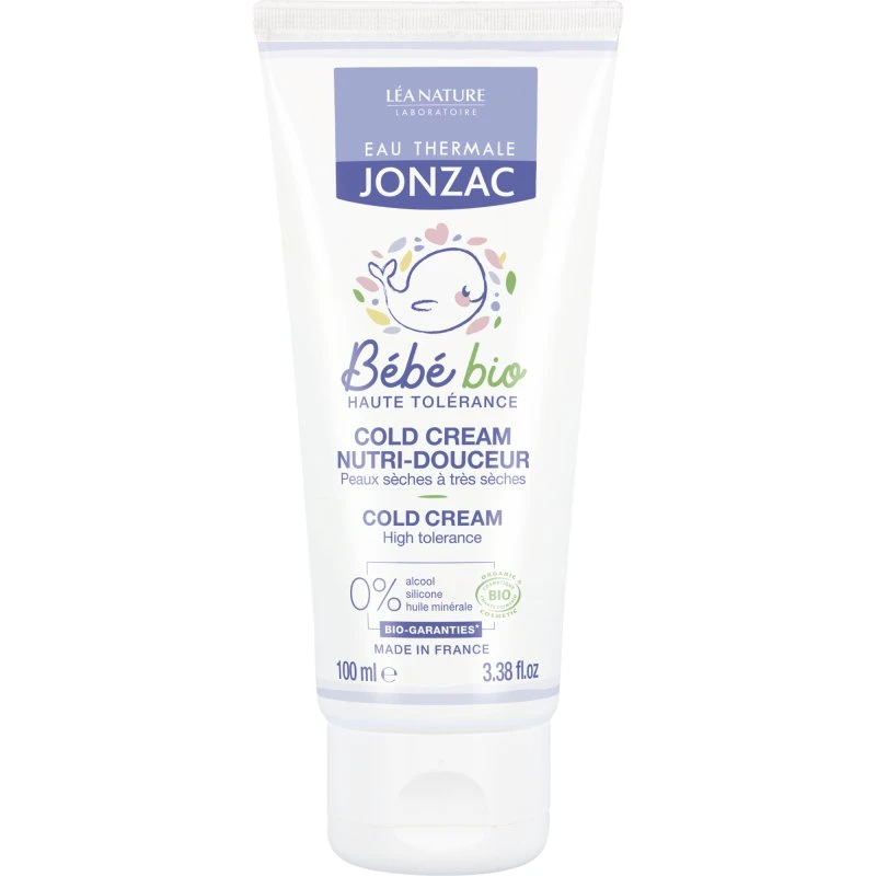 Jonzac Bébé Cold Cream Nutri-Douceur Bio 100 ml