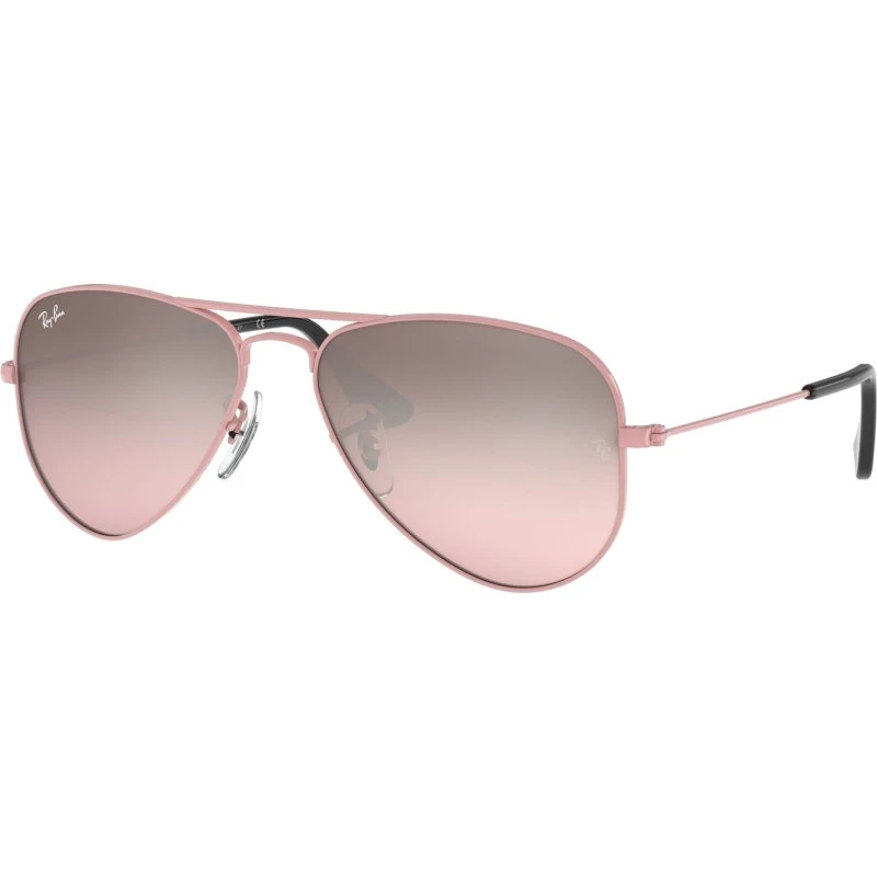 Ray-Ban Junior Aviator RJ9506S - Lunettes de Soleil Pilote Rose