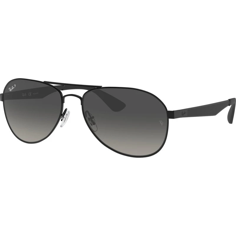 Ray-Ban RB3549 Lunettes de soleil Aviateur Polarisées Noir/Gris