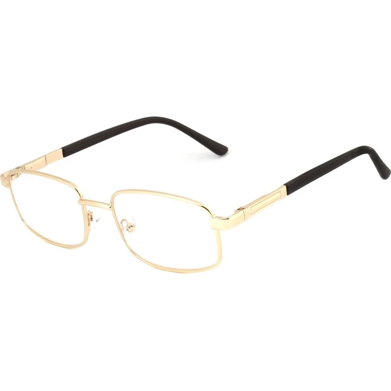 Vitallite Homme Lunettes de lecture Carré Métal Argent Mod. 517