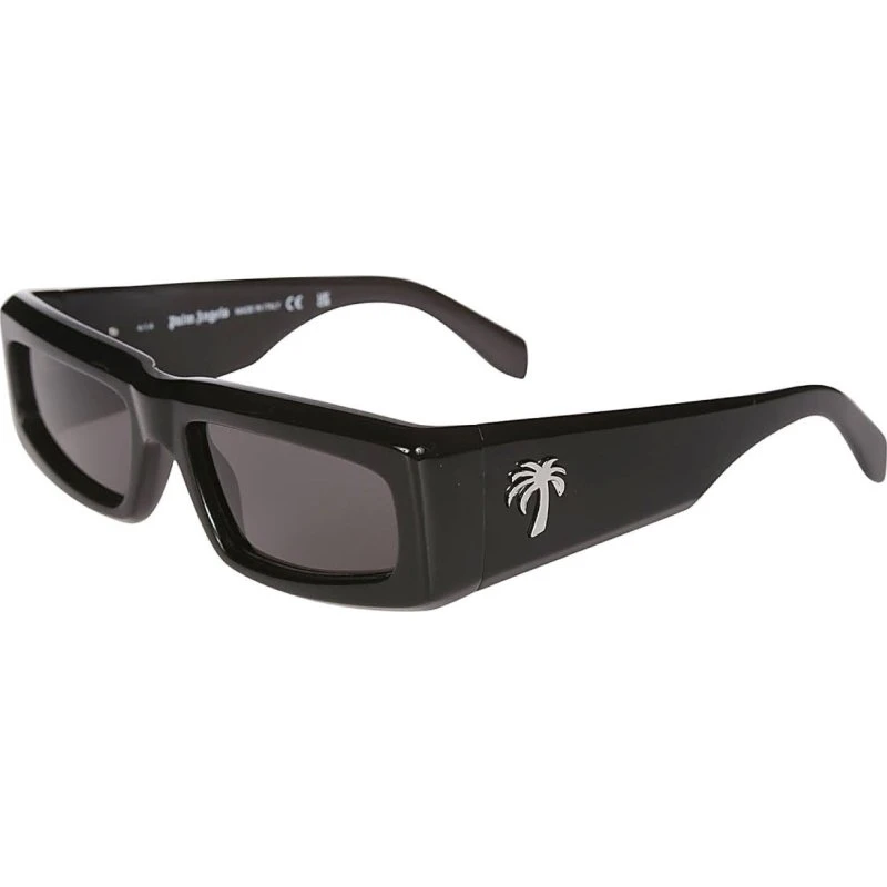 Palm Angels Lunettes de Soleil Yreka Peri055 Carrées Noires