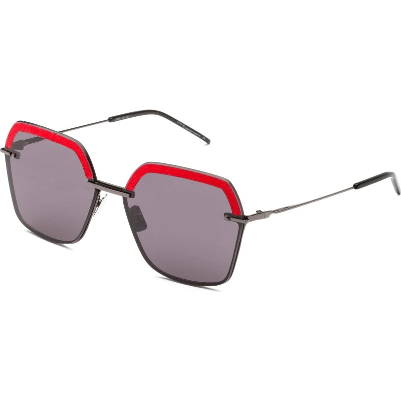 Italia Independent Janice 0314 Lunettes de Soleil Géométriques Argentées