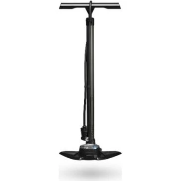 PRO Pompe à pied Team corps alu, double manomètre