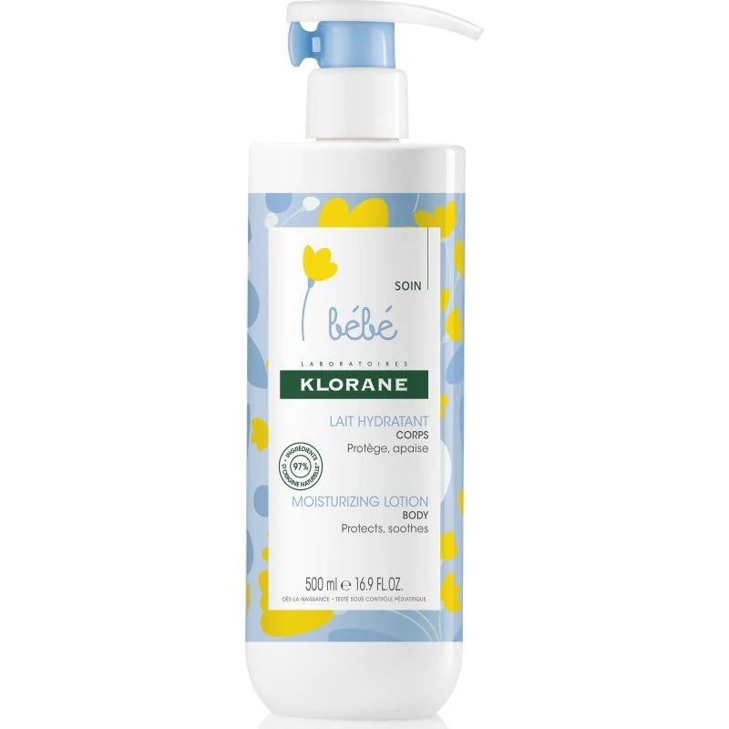Klorane Bébé Lait Hydratant Corps Bio 500ml