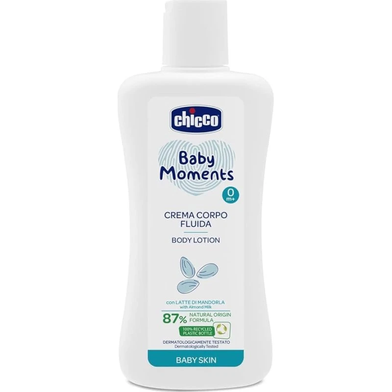 Chicco Baby Moments Crème Corps Fluide 200 ml