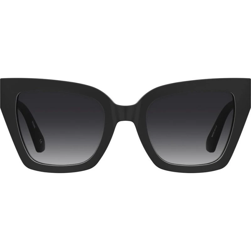 Moschino MOS161/S Lunettes de Soleil Carrées pour Femme - Noir/Gris