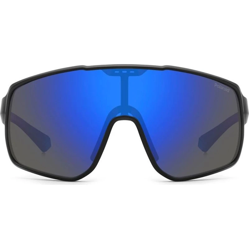 Polaroid PLD 8070/S Lunettes de Soleil Enfant Noir et Bleu