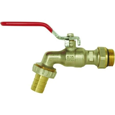 SOMATHERM FOR YOU Robinet d'arrosage orientable 1/2-3/4 nickelé