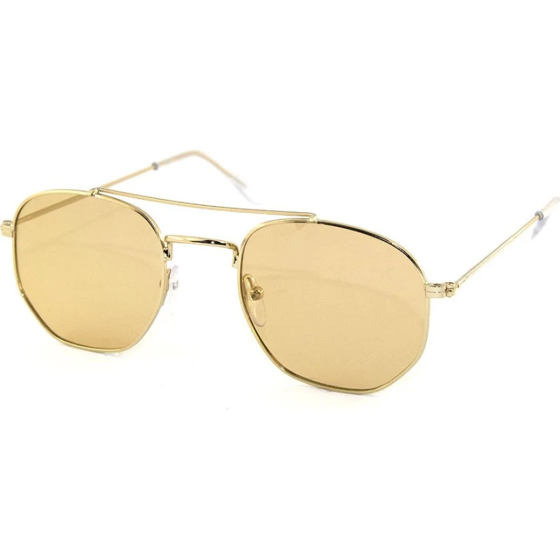 Exit+ Lunettes de soleil EX361 C.01 Géométriques en Métal Or