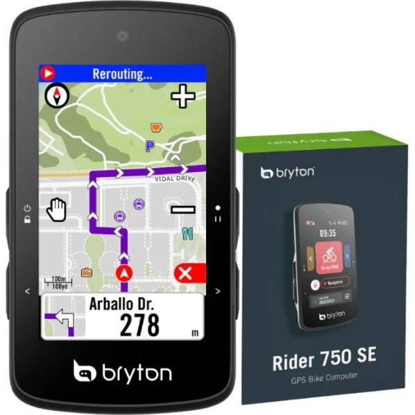Bryton Rider 750 SE GPS vélo 2,8 pouces