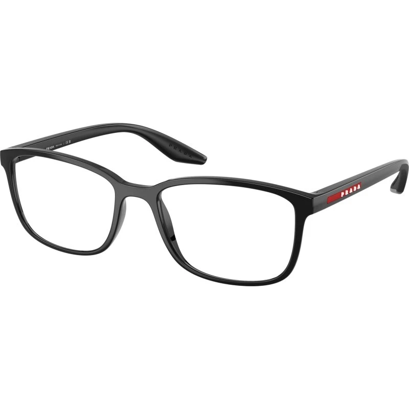 Prada Linea Rossa PS 07RV 1AB1O1 - Montures Optiques Noires Homme