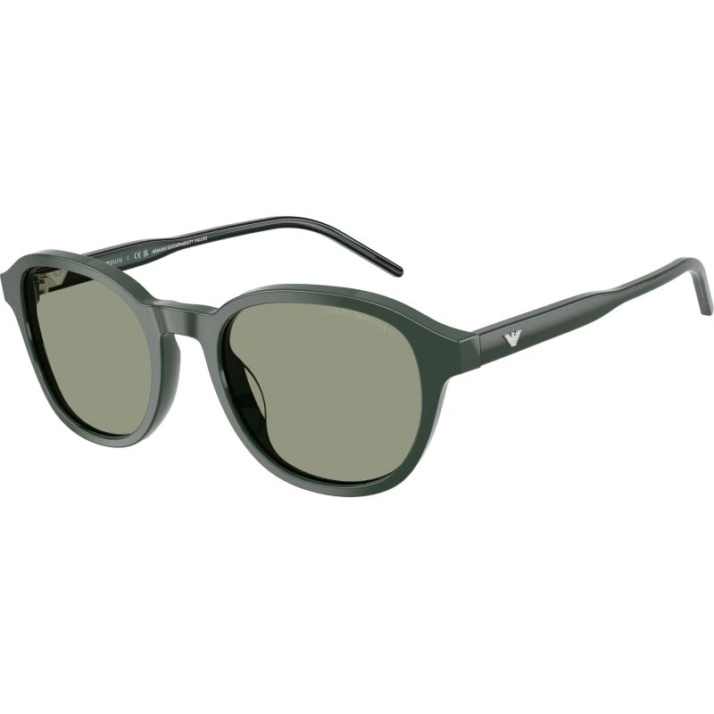 Emporio Armani EA4247U Lunettes de soleil Pantos Vertes pour Homme