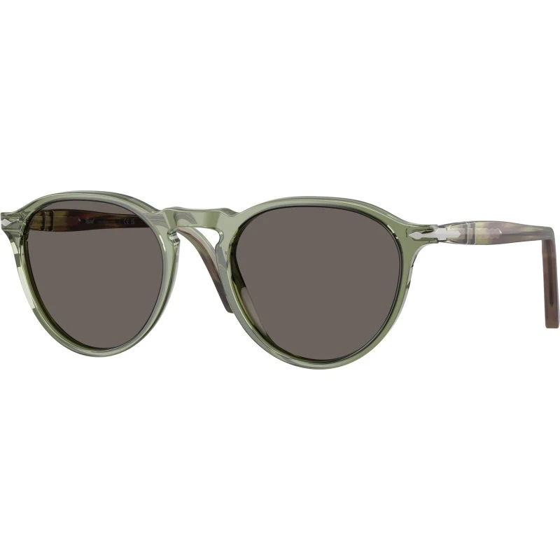 Persol Lunettes de Soleil PO3286S 1226B1 Pantos Vert et Gris