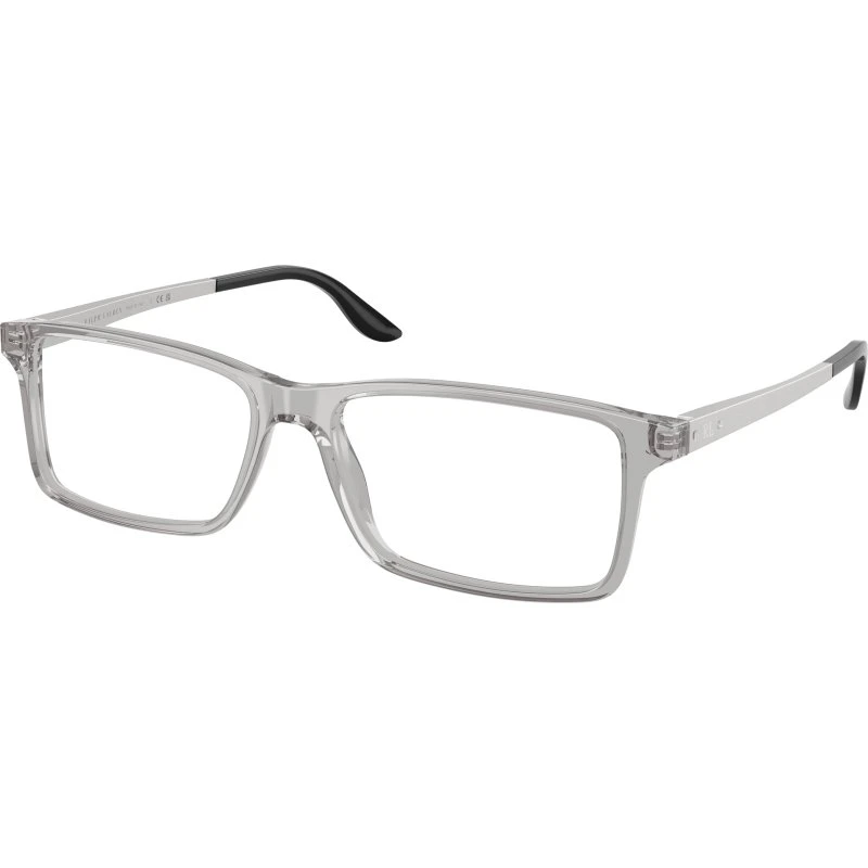 Ralph Lauren RL6128 Homme - Monture Optique Carrée en Acétate Gris