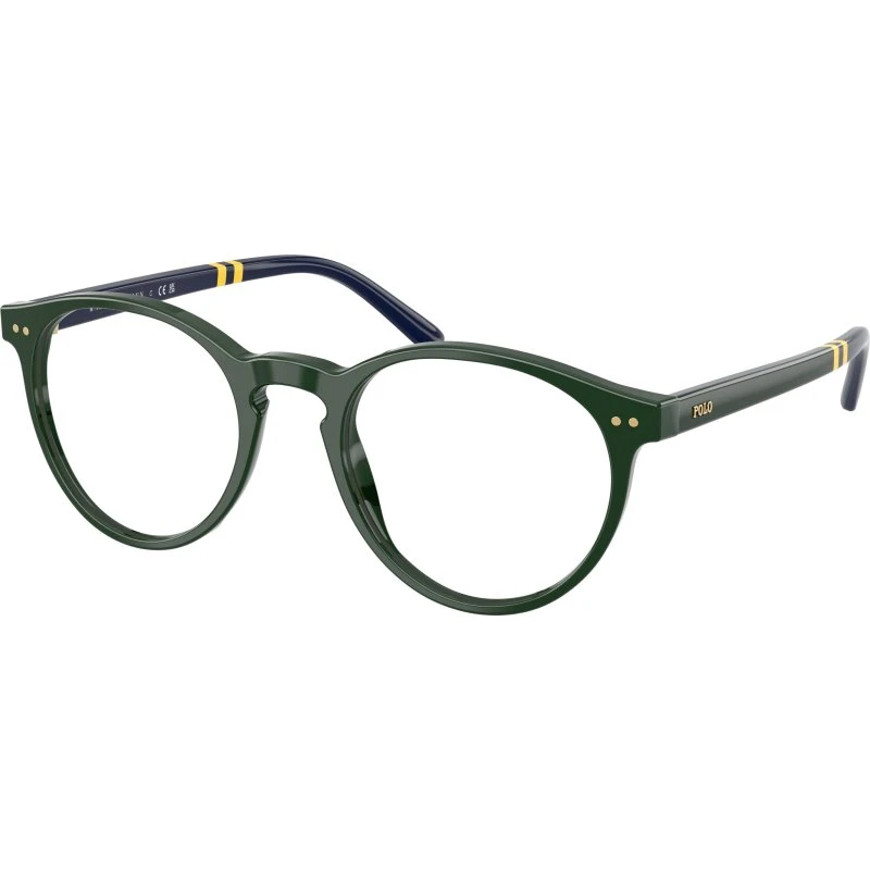 Polo Ralph Lauren PH2297 6140 - Lunettes de vue rondes en acétate vert
