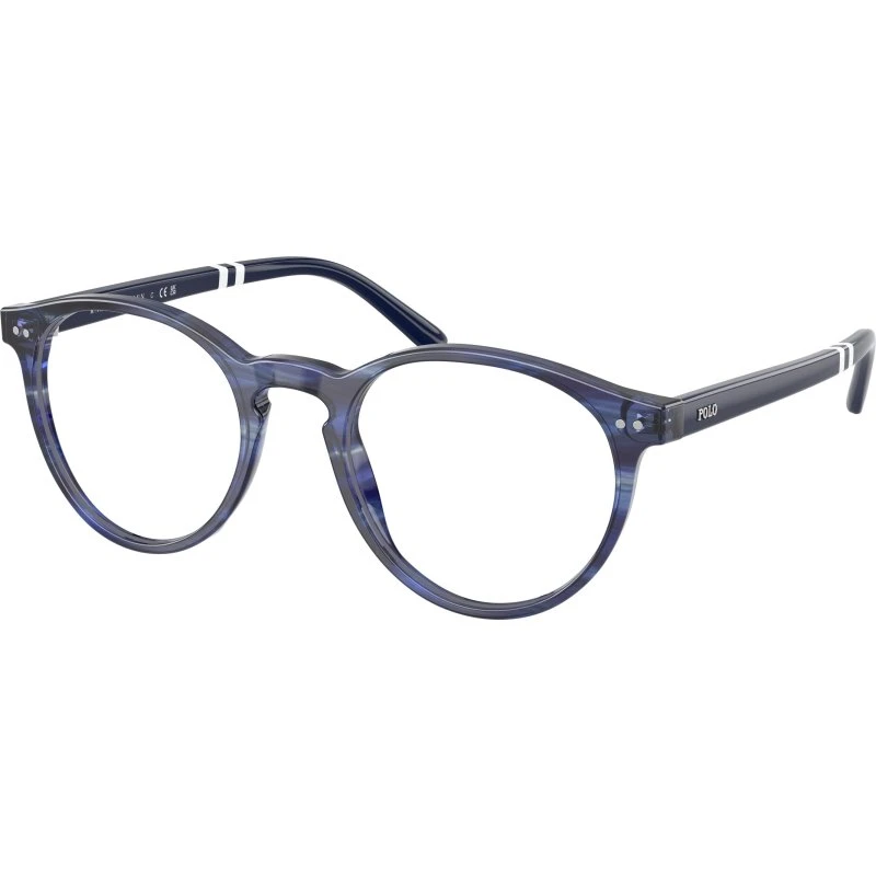 Polo Ralph Lauren PH2297 6314 - Lunettes de vue rondes en acétate bleu