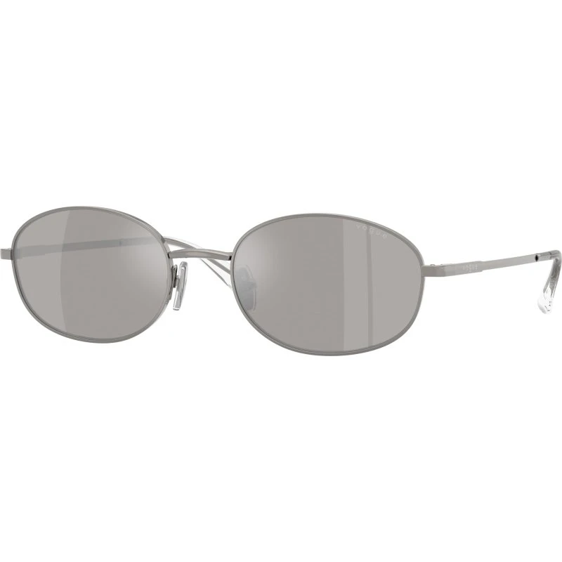 VOGUE EYEWEAR VO4323S Lunettes de soleil rondes en métal gris