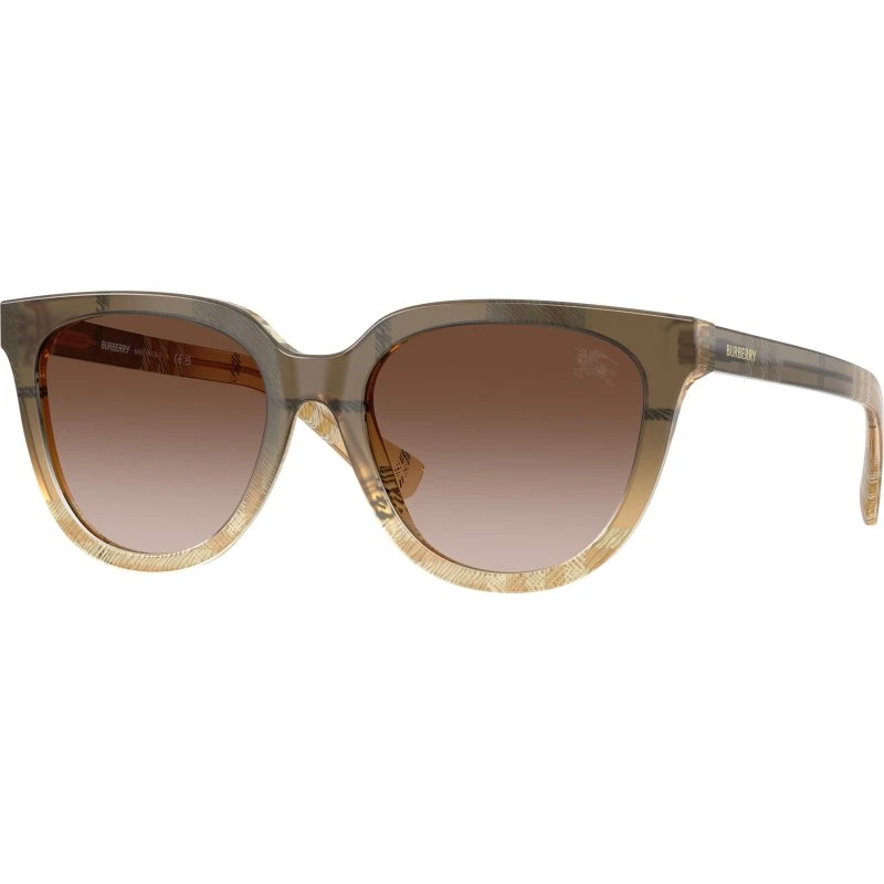 Burberry BE4469 Lunettes de Soleil Pantos Marron pour Femme