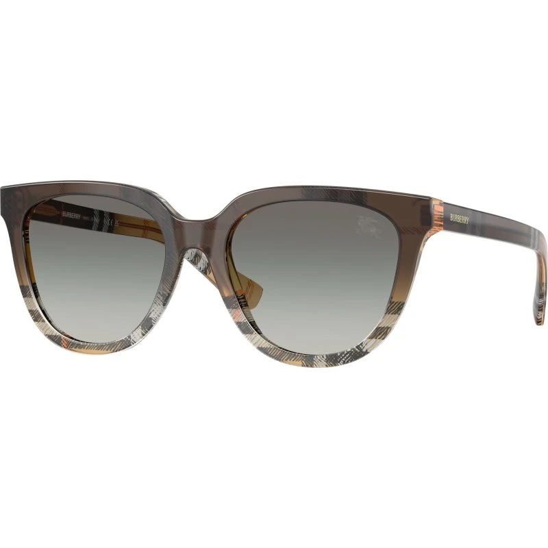 Burberry BE4469 Lunettes de Soleil Pantos Marron et Gris pour Femme