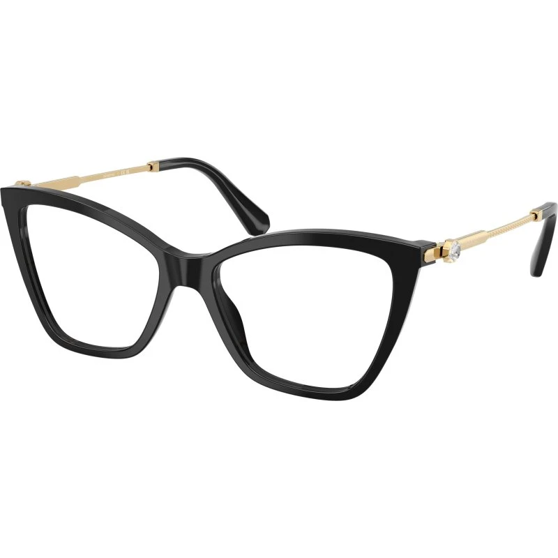 Swarovski SK2051 1001 Lunettes de vue Cat Eye en Acétate Noir