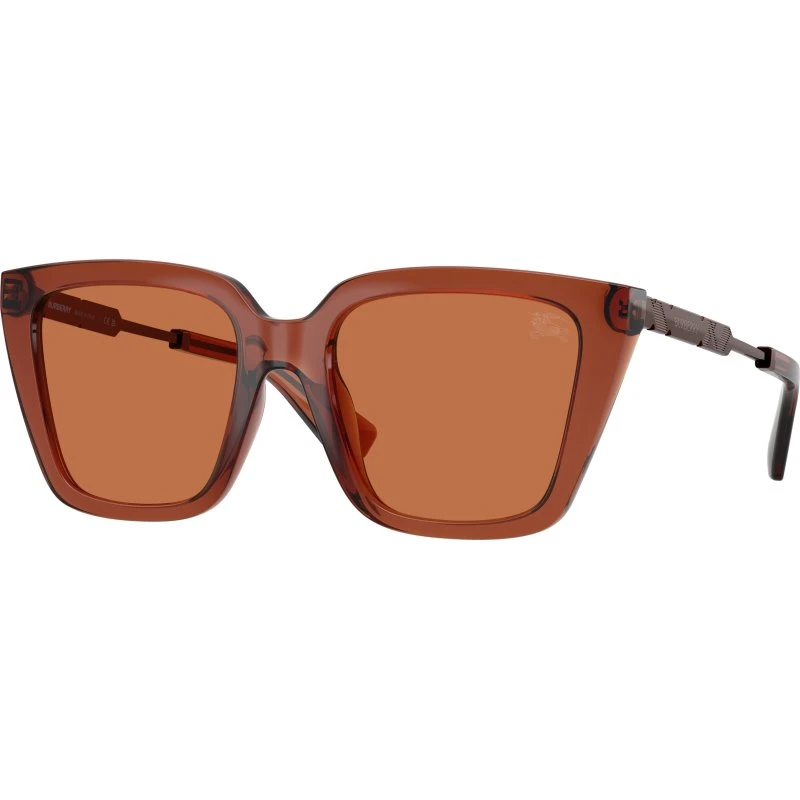 Burberry BE4473U Lunettes de soleil Carrées Marron pour Femme