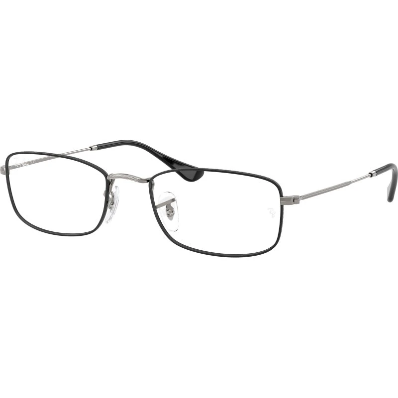 Ray-Ban RX6647 3179 Montures Optiques Métal Noir Géométrique