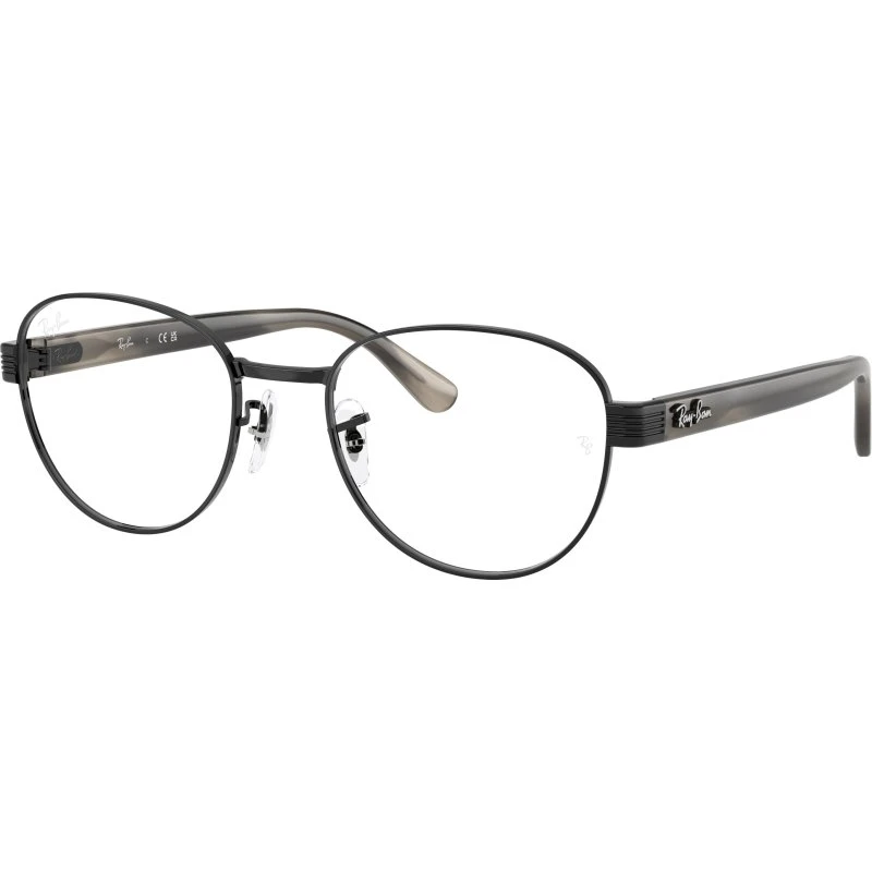 Ray-Ban RX6543 2509 Lunettes Optiques Carrées en Métal Noir