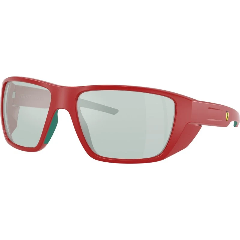 Ferrari Scuderia FZ6012U Lunettes de Soleil Carrées Rouges et Bleues