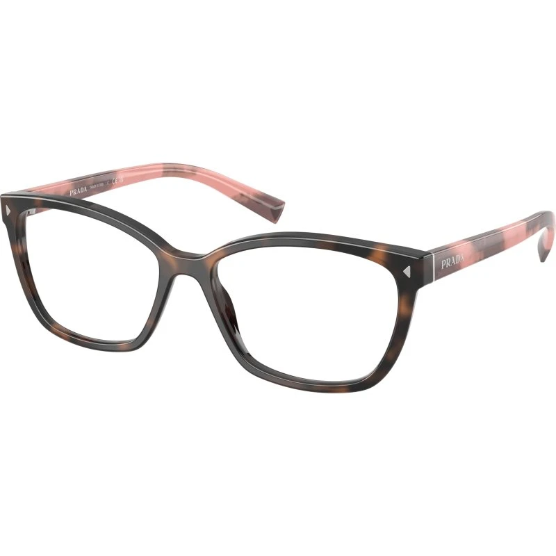 Prada PR 15ZV 23A1O1 Montures Optiques Carrées Écaille Femme