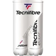 Tecnifibre Balle de Tennis Court - Bipack 4 Balles