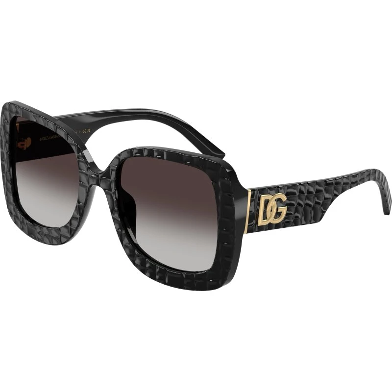 Dolce & Gabbana DG4513 Lunettes de soleil Carrées Noir/Gris