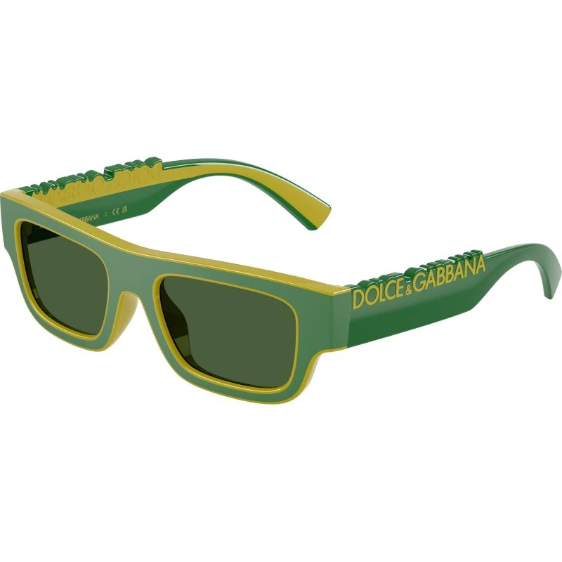 Dolce & Gabbana Enfant DX6011 Lunettes de soleil Carrées Vertes