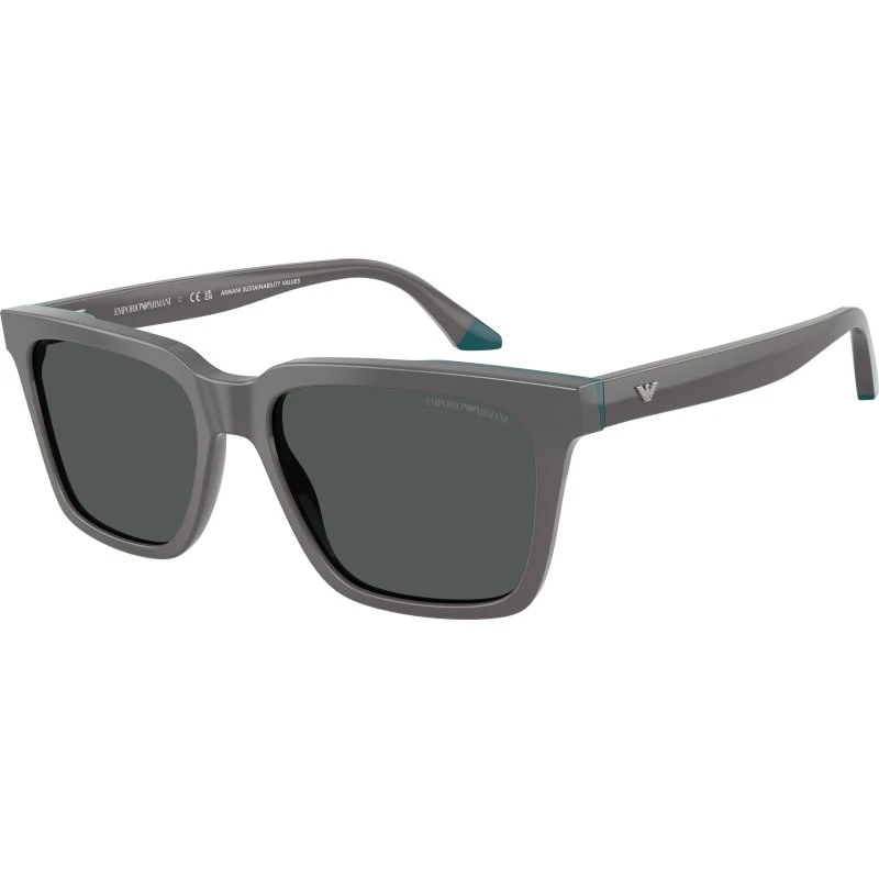 Emporio Armani EA4260 Lunettes de soleil Carrées pour Homme - Gris