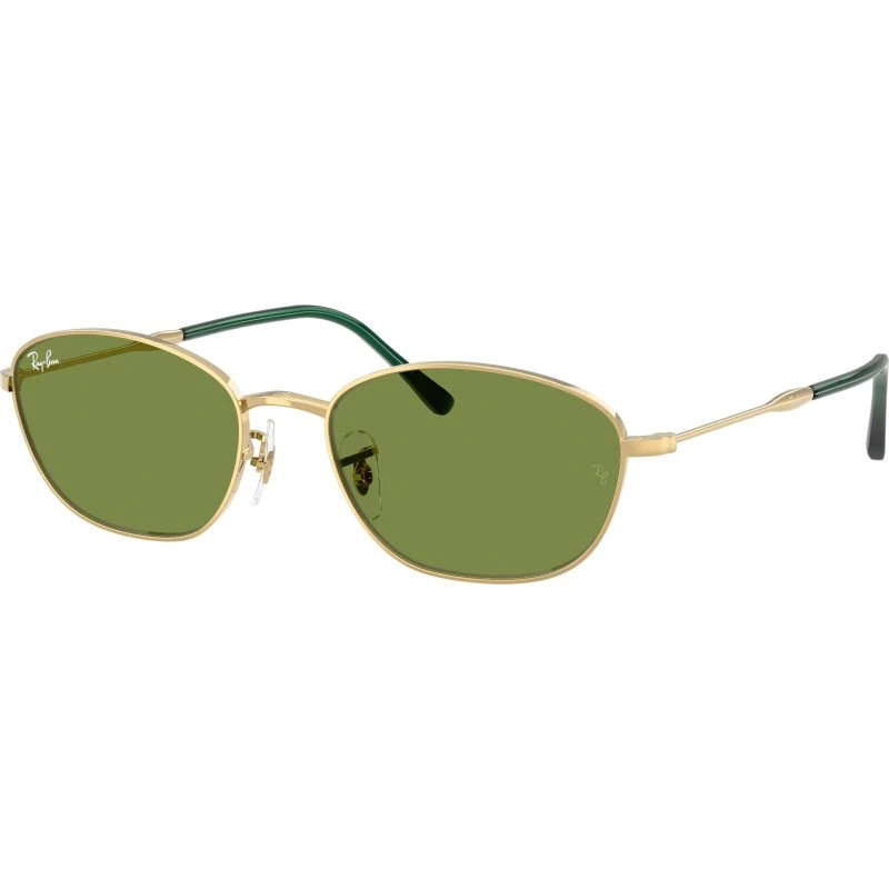 Ray-Ban RB3749 Lunettes de soleil Géométriques Or et Vert