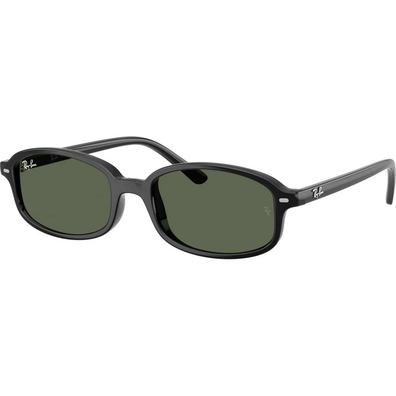 Ray-Ban Enfant RJ9132S Lunettes de Soleil Géométriques Noir/Vert