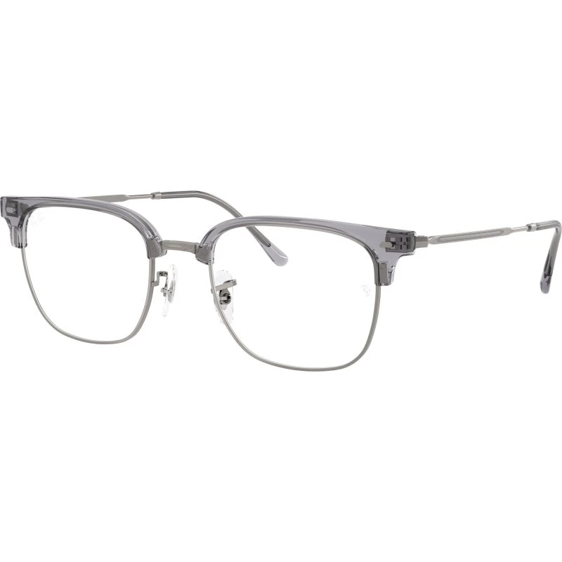 Ray-Ban RX7216 Clubmaster Lunettes Optiques Acétate Gris Transparent