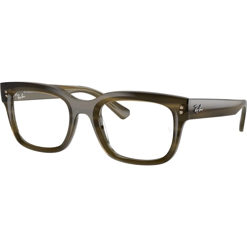 Ray-Ban RX7217 CHAD 8468 - Montures Optiques Carrées Vert Transparent