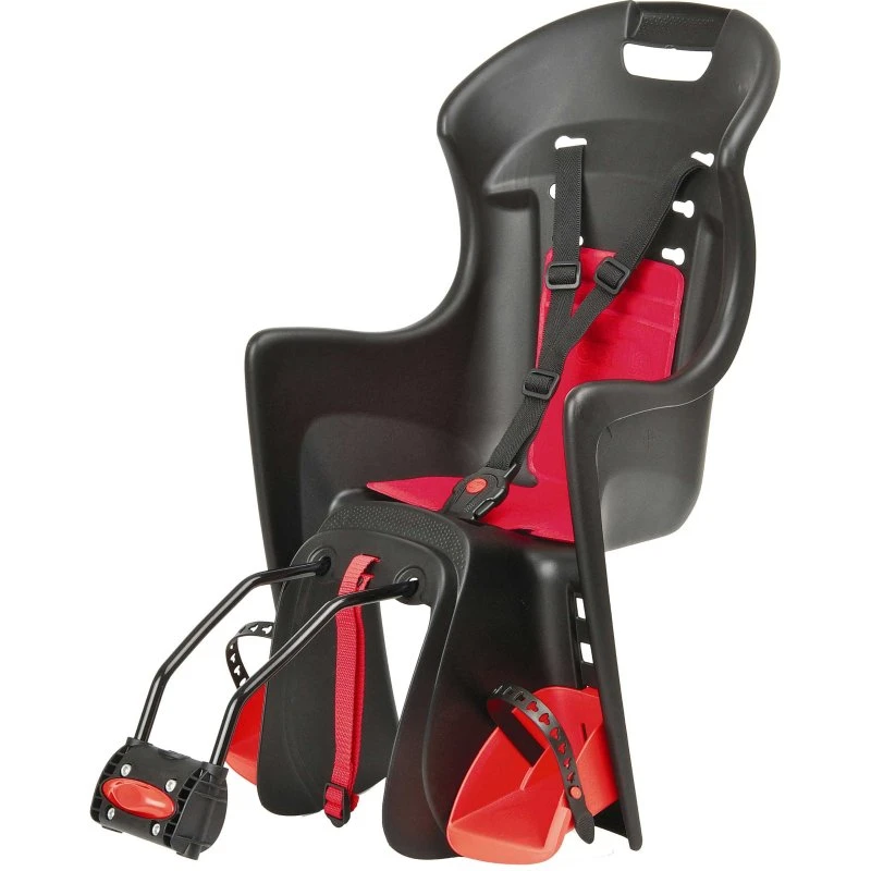 Polisport Boodie QST Porte-bébé arrière Rouge/Noir 22 kg