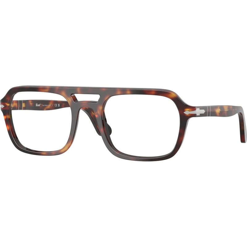 Persol PO3394V 24 Lunettes de Vue Carrées en Acétate Écaille