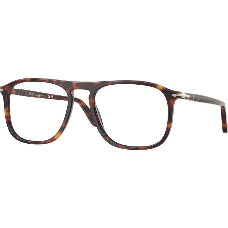 Persol PO3392V 24 Lunettes de Vue Carrées en Acétate Écaille