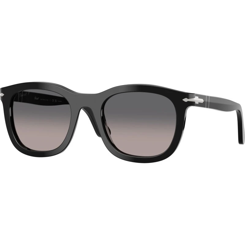 Persol PO3395S Lunettes de Soleil Pantos Polarisées Noir/Gris