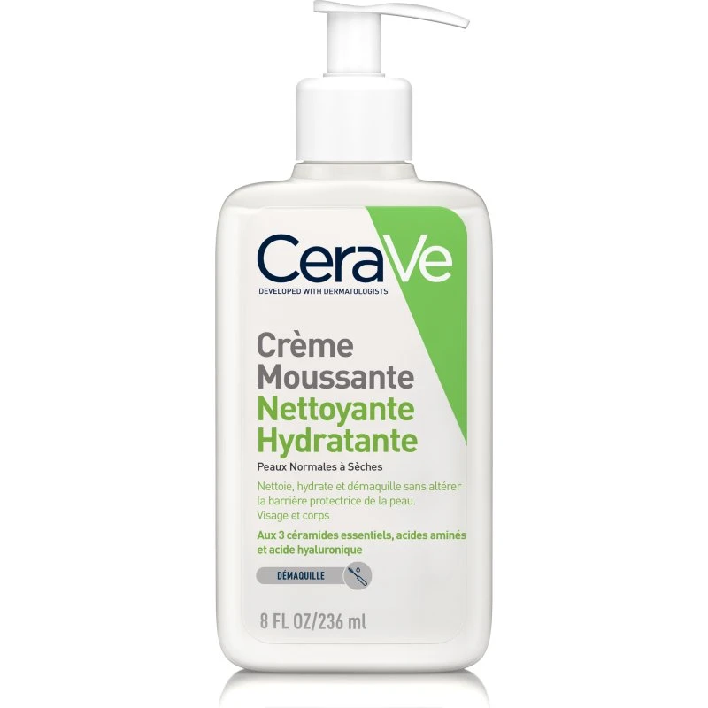 CeraVe Crème Moussante Nettoyante Hydratante 236 ml