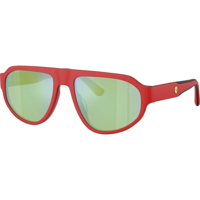 Ferrari Scuderia FZ6027U Lunettes de Soleil Géométriques Noir & Bleu