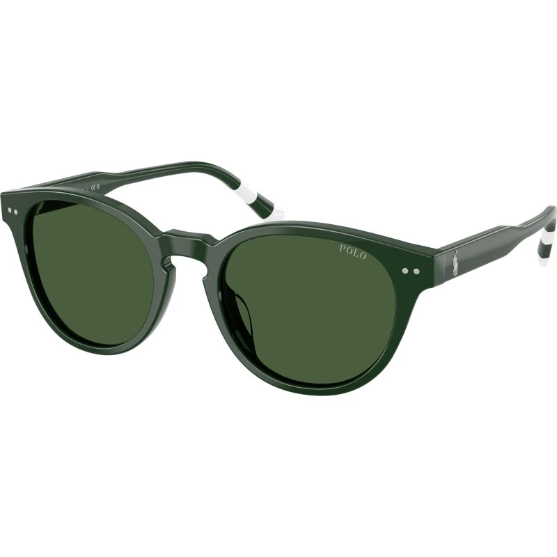 Polo Ralph Lauren PH4241U Lunettes de Soleil Rondes Vertes pour Homme