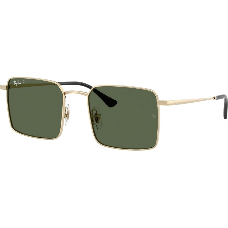 Ray-Ban RB3782 Lunettes de soleil Polarisées Or et Vert