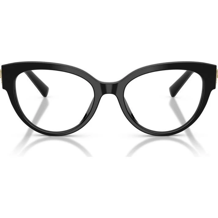 Dolce & Gabbana DG3440 501 Lunettes de vue Cat Eye Noir Transparent