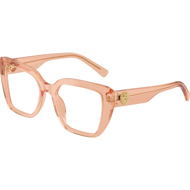 Dolce & Gabbana DG3441 3226 Lunettes de vue carrées Rose Transparent