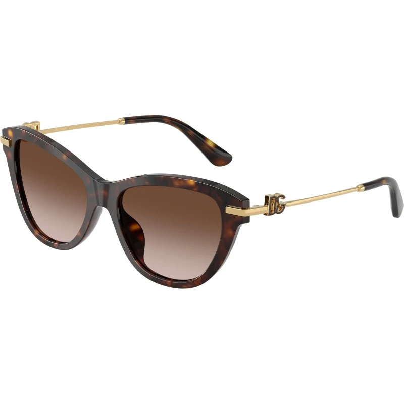 Dolce & Gabbana DG4534 Lunettes de soleil Papillon Écaille Marron