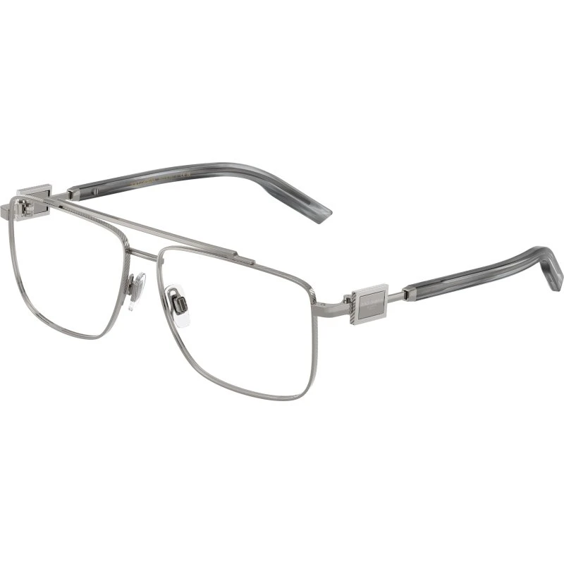 Dolce & Gabbana DG1368 04 - Lunettes de vue aviateur métal gris